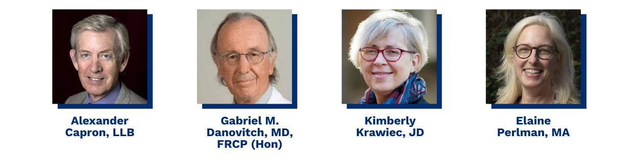 Alexander Capron, Gabriel Danovitch, Kimberly Krawiec, and Elaine Perlman